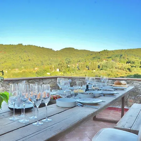 Chianti, Toscane: Avec Vue Villa Lucolena in Chianti